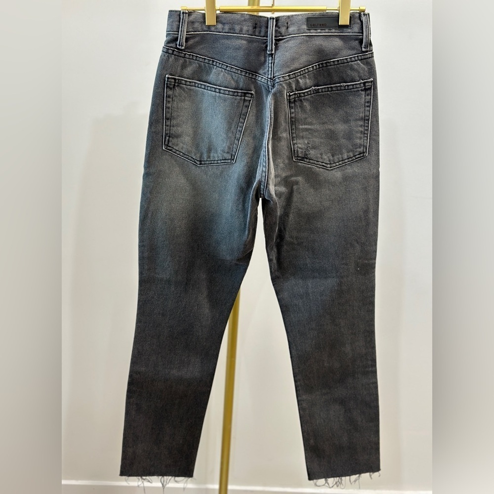 Grlfrnd denim, karolina in grey. Size 25. With raw hem. New without tags! - Picture 3 of 14